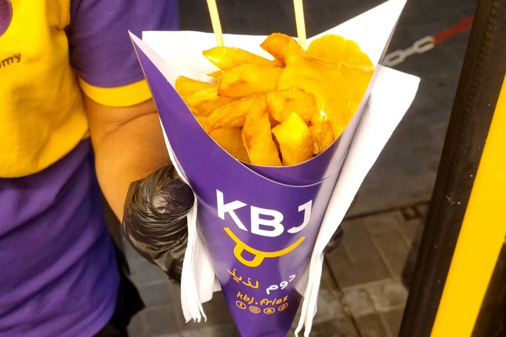 Foodtrucks with french fries in UAE KBJ