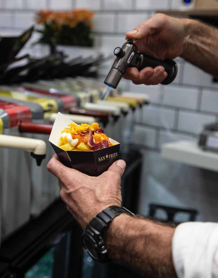 Toppings van San Fries typisch Spaans